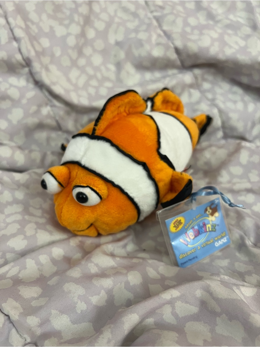 NWT Webkinz Clownfish Plush Retired